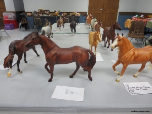 Class 116.  Quarter Horses Breyer, Table 2